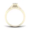 De Couer 1/3ct TDW Diamond Cluster Bridal Sets - Yellow sold by Zulily