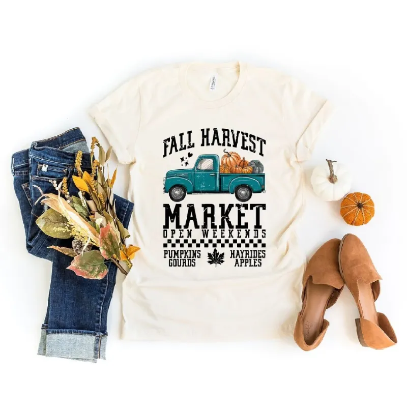 Fall Harvest Truck Short Sleeve Tee sold by Zulily