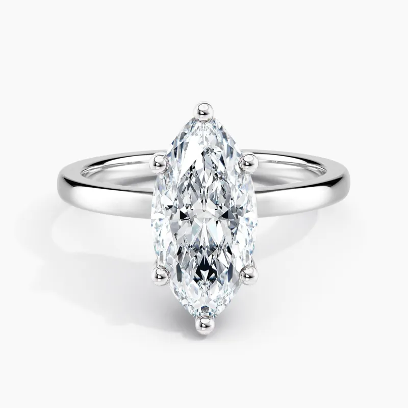 Auriya 14k Gold 0.75ctw Marquise Hidden-Halo Lab Grown Diamond Engagement Ring sold by Zulily
