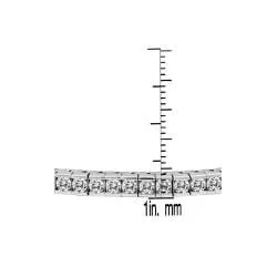 14k Gold 2 1/2ct TDW Channel Set 7-inch Diamond Tennis Bracelet by Auriya sold by Zulily product image thumbnail 3