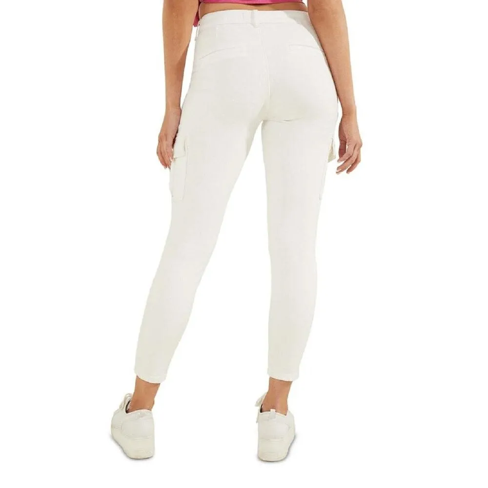 GUESS Women's Stretch Pocketed Skinny Pants White Size 28 sold by Zulily product image thumbnail 2