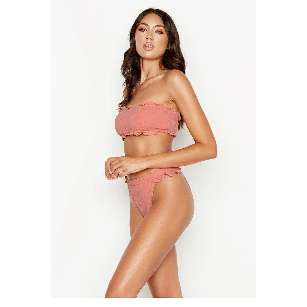 Ris-K Women's Horizon Bikini Bottom Swimsuit Orange Size Medium sold by Zulily product image thumbnail 2