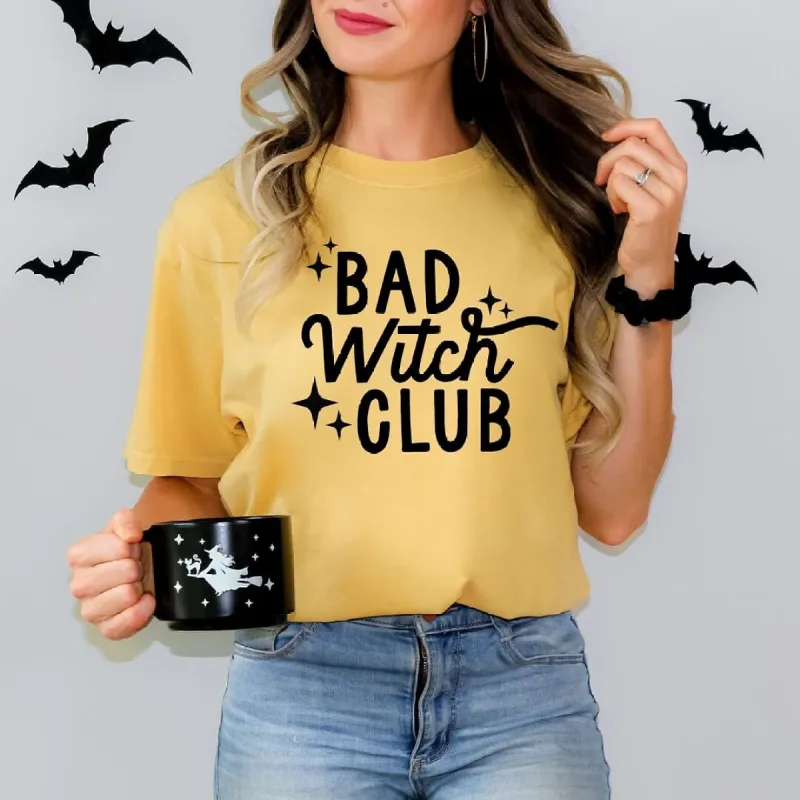 Bad Witch Club Garment Dyed Tee made by Zulily