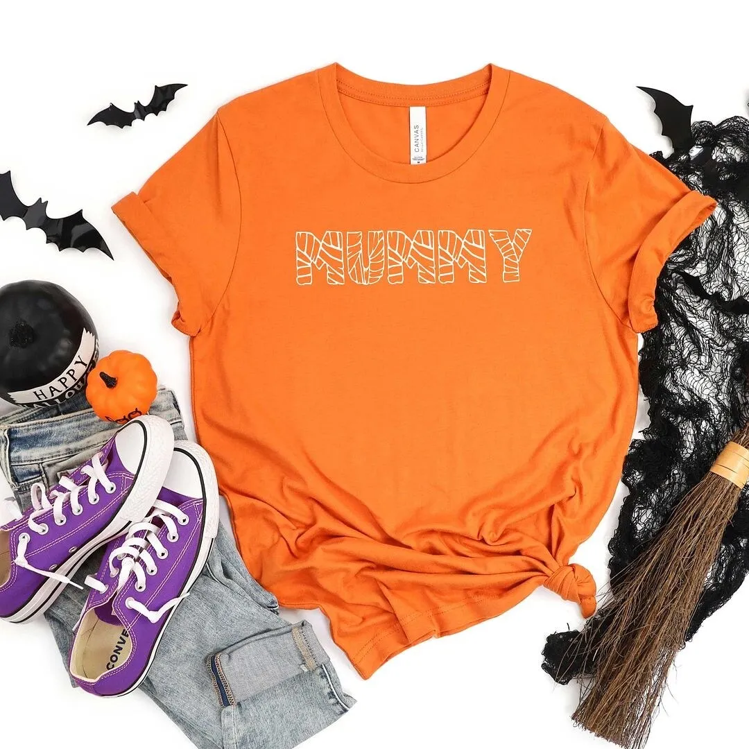 Mummy Halloween Short Sleeve Tee sold by Zulily