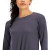 ID Ideology Women's Tie Front Top Gray Size Small sold by Zulily
