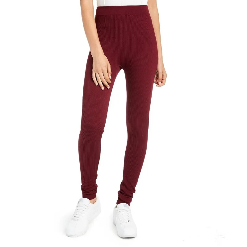 Hippie Rose Juniors' Fleece-Lined Leggings Purple Size Small sold by Zulily