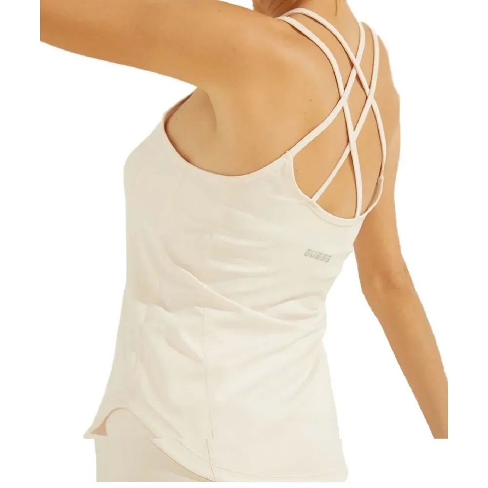 GUESS Women's Avril Tank Top White Size X-Large sold by Zulily product image thumbnail 2