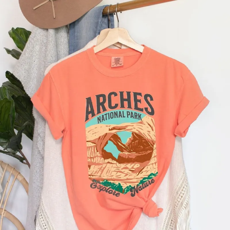 Arches National Park Explore More Garment Dyed Tee sold by Zulily