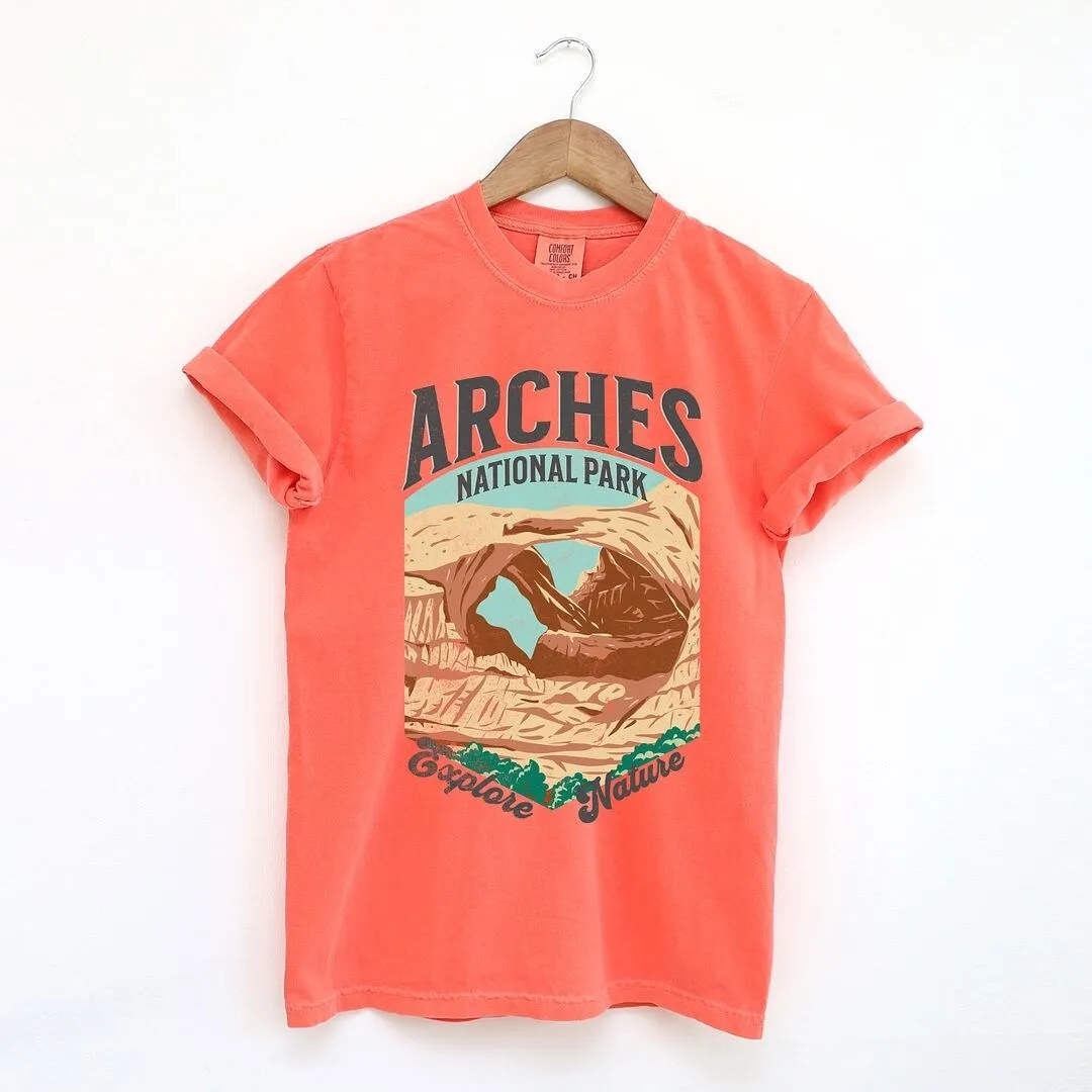 Arches National Park Explore More Garment Dyed Tee sold by Zulily product image thumbnail 2