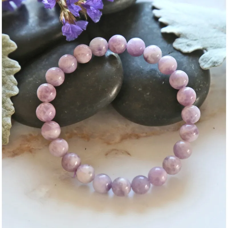 Natural Lavender Jadeite Power Bracelet sold by Zulily