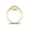 De Couer 1/10ct TDW Diamond Engagement Ring - Yellow sold by Zulily