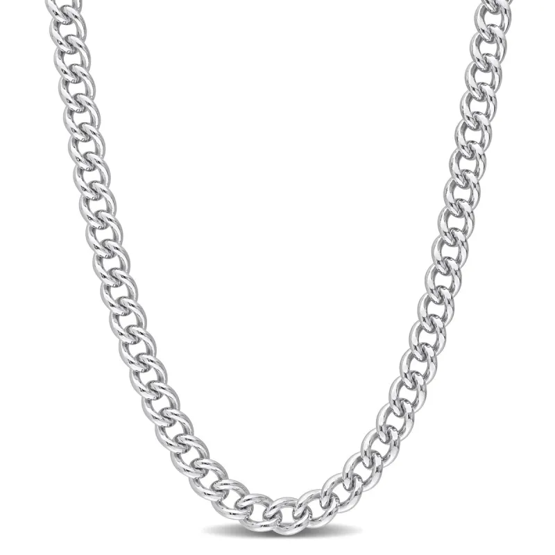 Miadora Sterling Silver Curb Link Necklace sold by Zulily