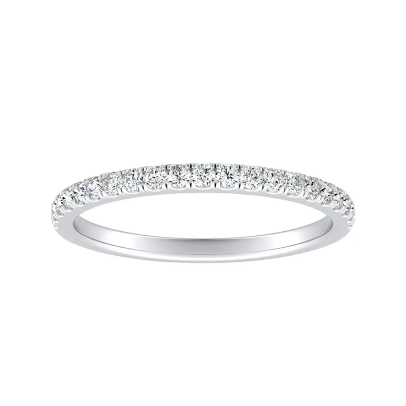 Auriya 1/5ctw Round Diamond Wedding Band 18k Gold sold by Zulily