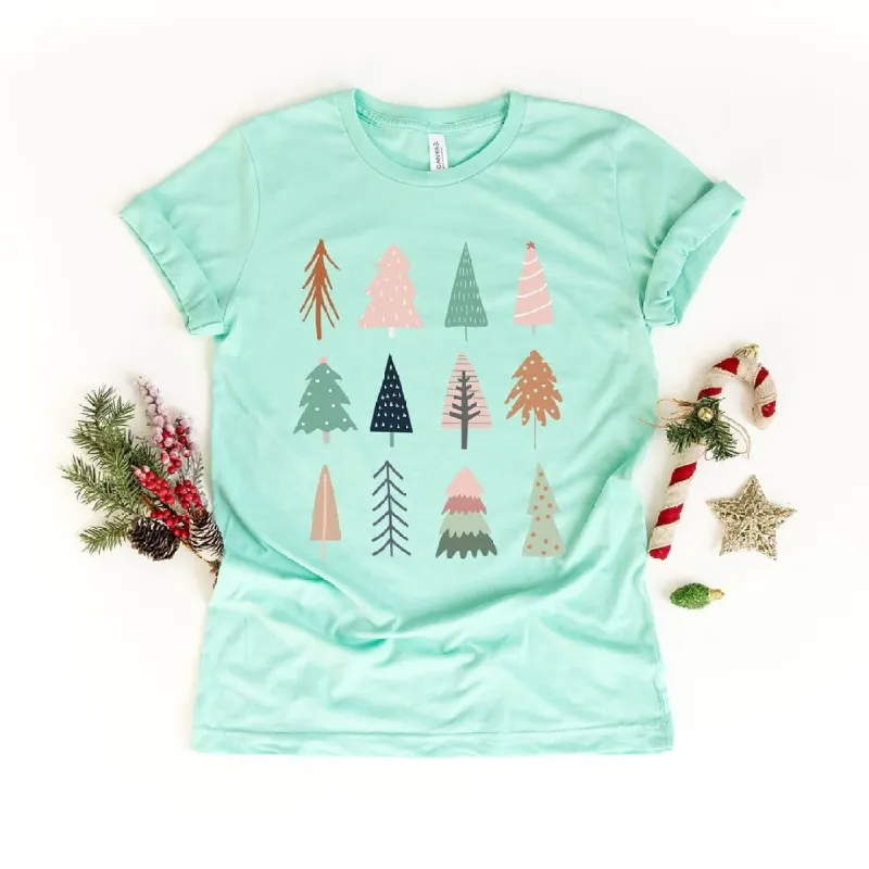 Christmas Tree Chart Short Sleeve Tee sold by Zulily