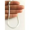 925 Sterling Silver 2.5MM Herringbone Anklet Chain 9" or 10" sold by Zulily