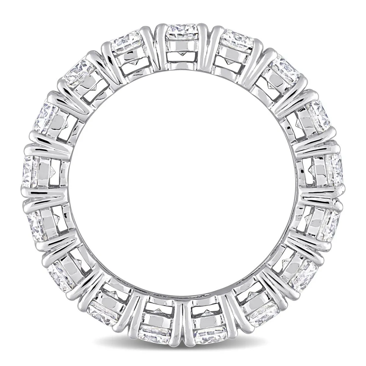 Miadora 3 7/8ct TGW Created Moissanite Full-Eternity Band Ring in 10k White Gold sold by Zulily product image thumbnail 5