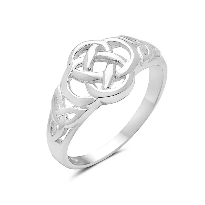 Vera & Co. Sterling Silver Celtic Knot Ring sold by Zulily