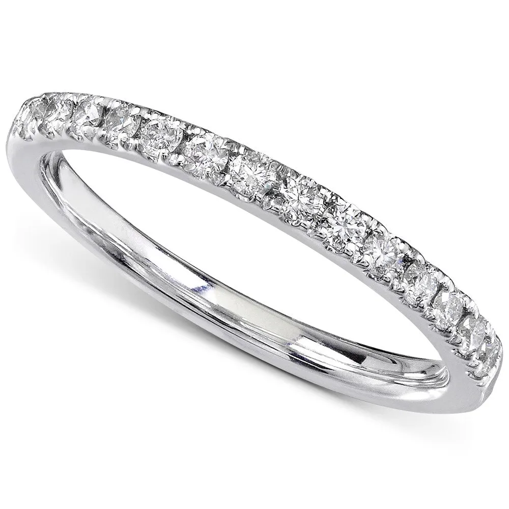 Annello by Kobelli 14k Gold 1/3ct TDW Round Diamond Wedding Band sold by Zulily product image thumbnail 2