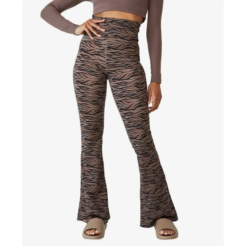 COTTON ON Women's Contouring Yoga Flare Pants Brown Size X-Small sold by Zulily