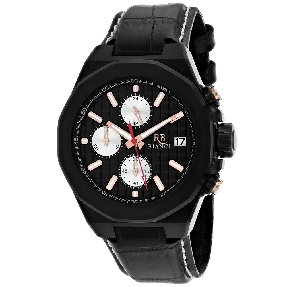 Roberto Bianci Men's Fratelli Black Dial Watch - RB0132 - 6 (36) sold by Zulily