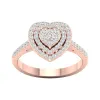De Couer 1/2ct TDW Diamond Cluster Engagement Ring - Pink sold by Zulily