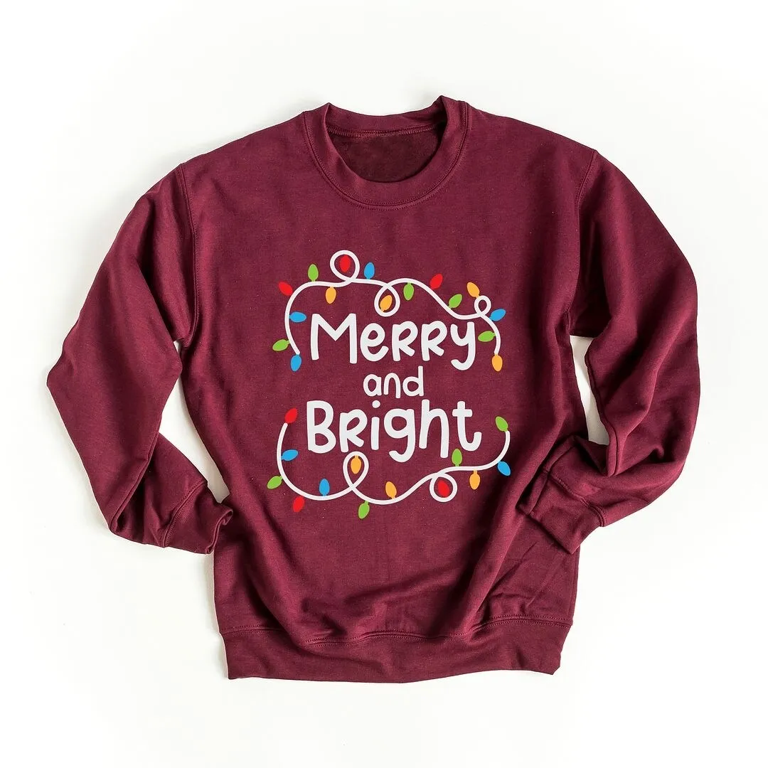 Merry and Bright Lights Graphic Sweatshirt sold by Zulily product image thumbnail 2