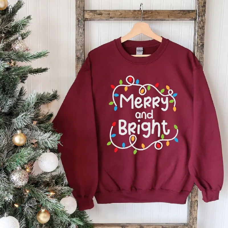 Merry and Bright Lights Graphic Sweatshirt sold by Zulily