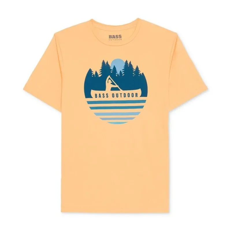 Bass Outdoor Men's Logo Graphic Tech T-Shirt Orange sold by Zulily