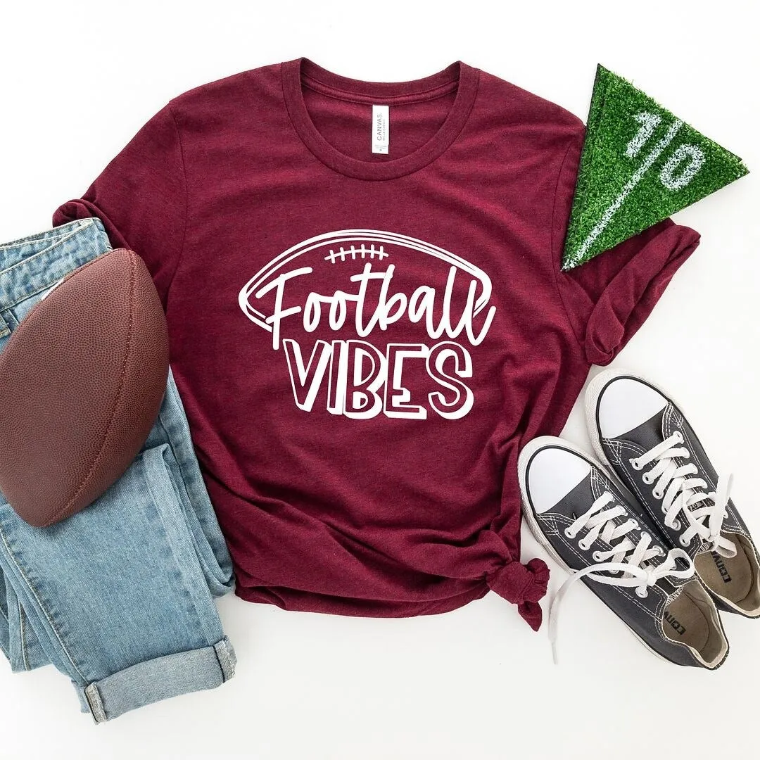 Football Vibes Short Sleeve Tee sold by Zulily