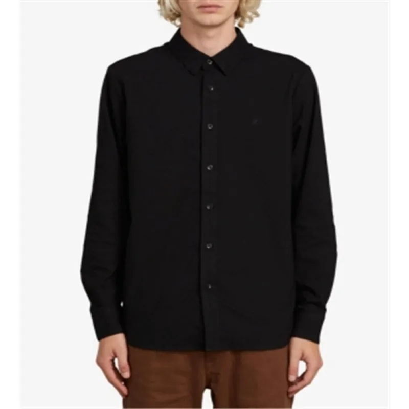 Volcom Oxford Stretch Shirt New Black Size X-Small made by Volcom