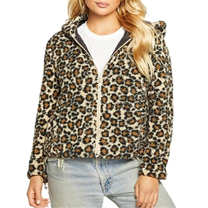 Chaser Women's Hooded Faux Jacket Yellow Size X-Small sold by Zulily