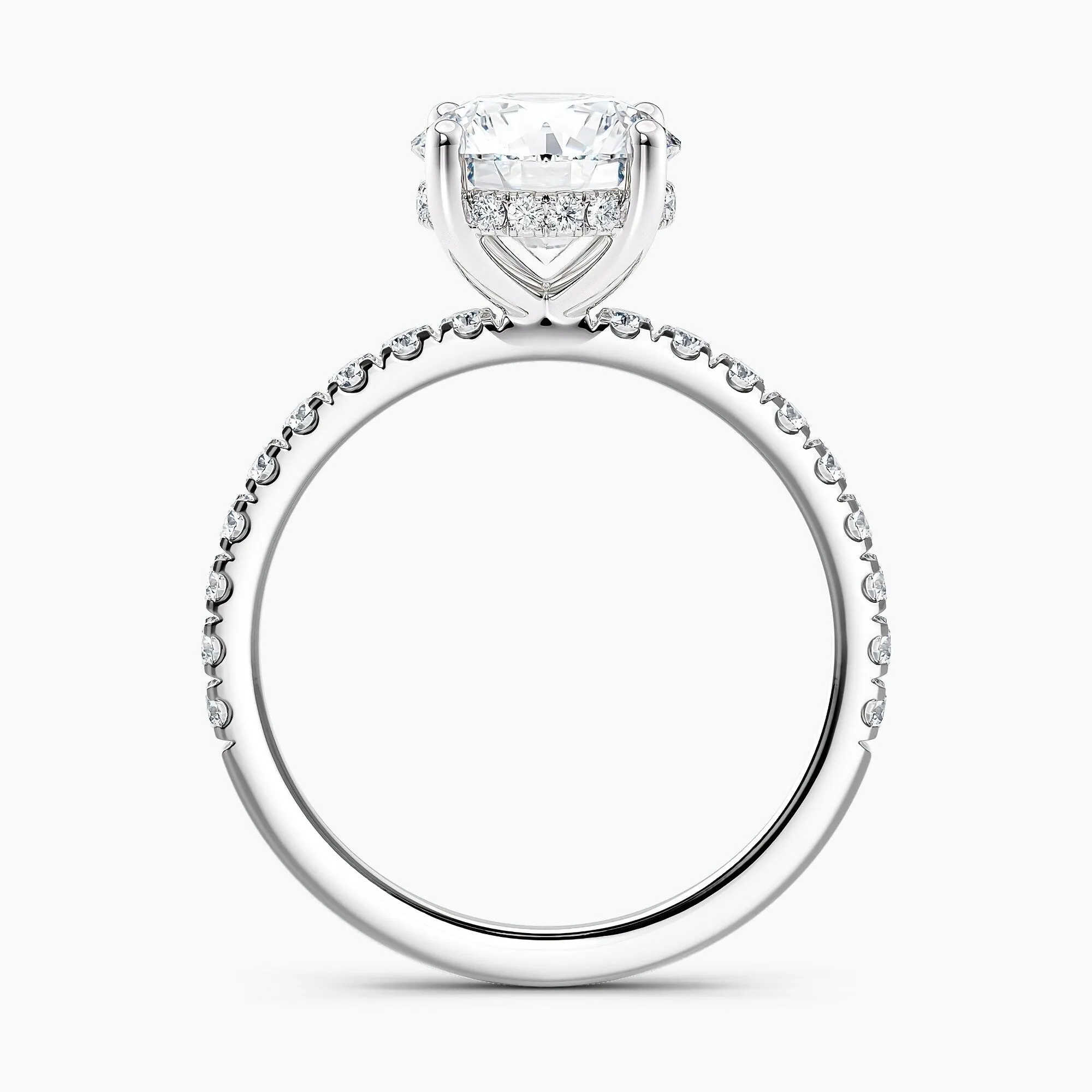 Auriya 14k Gold 2.25ctw Round Hidden-Halo Lab Grown Diamond Engagement Ring sold by Zulily product image thumbnail 4