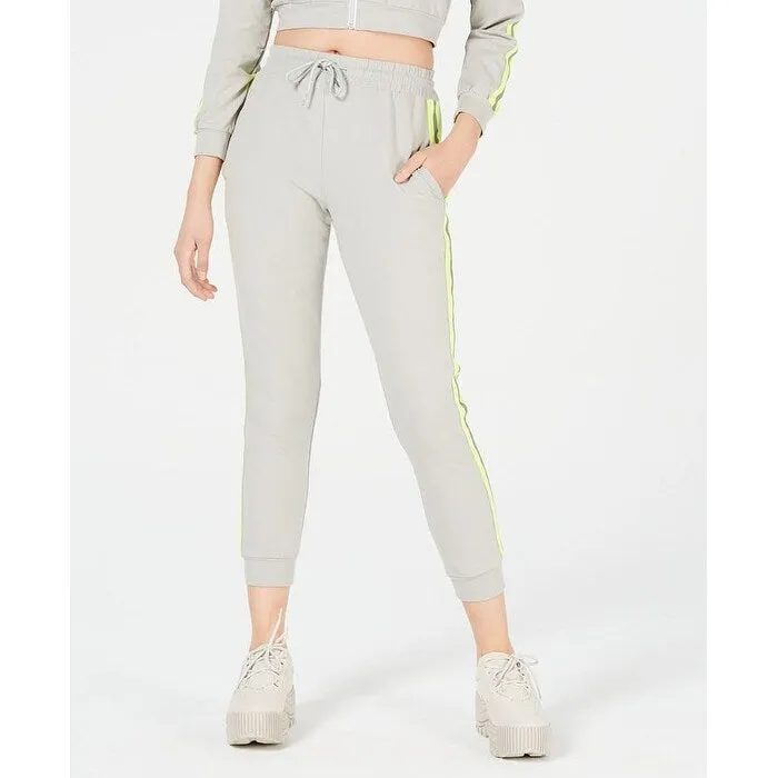 Waisted Women's Reflective Trim Sweatpants White/Orange Size Small sold by Zulily