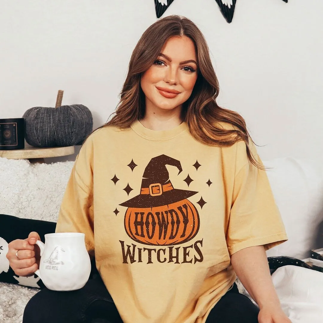 Howdy Witches Stars Garment Dyed Tee sold by Zulily product image thumbnail 3