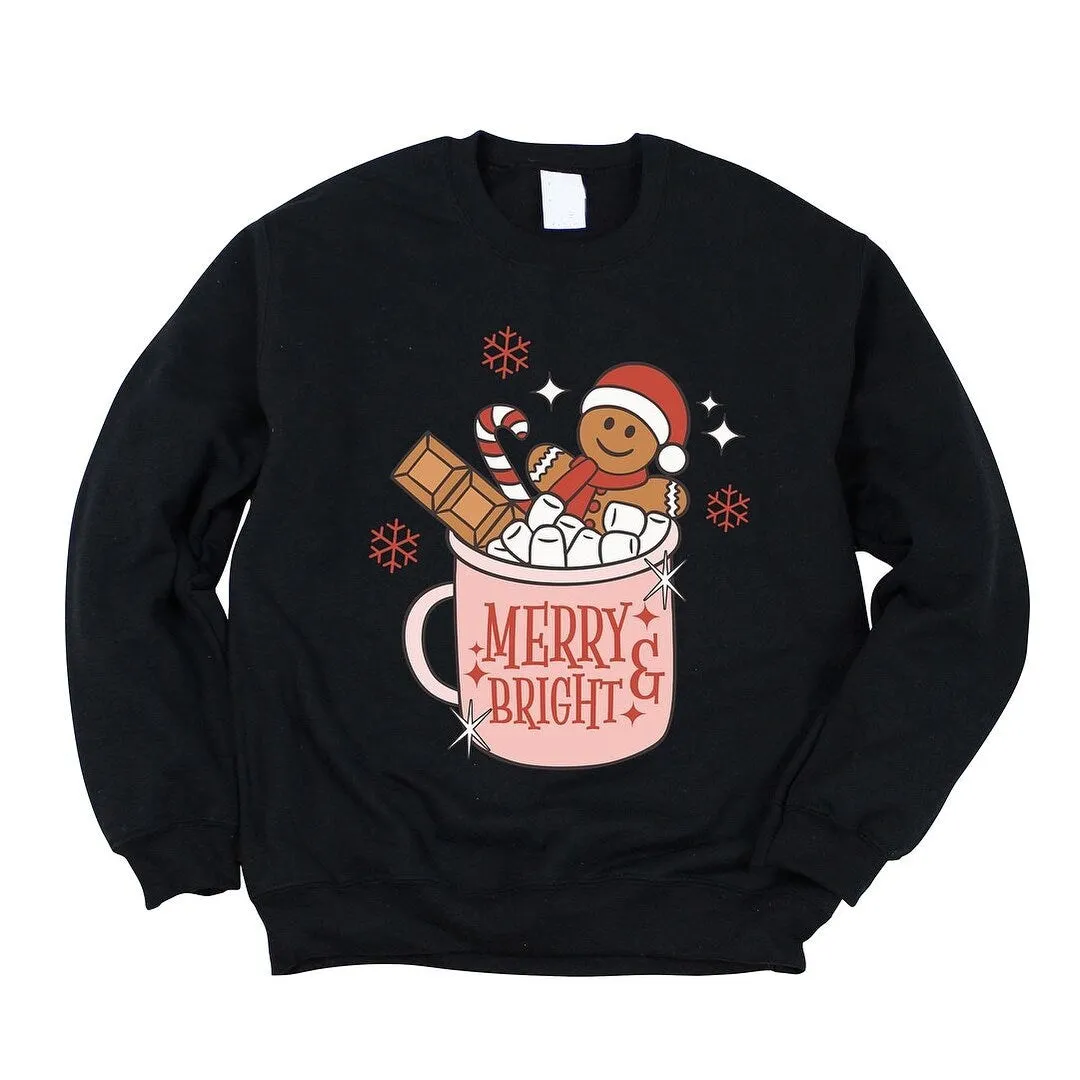 Merry and Bright Mug Graphic Sweatshirt sold by Zulily product image thumbnail 2