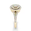 De Couer 3/4ct TDW Diamond Cluster Engagement Ring - Yellow sold by Zulily