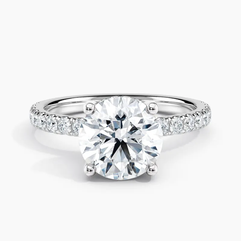 Auriya 14k Gold 1.25ctw Round Hidden-Halo Lab Grown Diamond Engagement Ring sold by Zulily