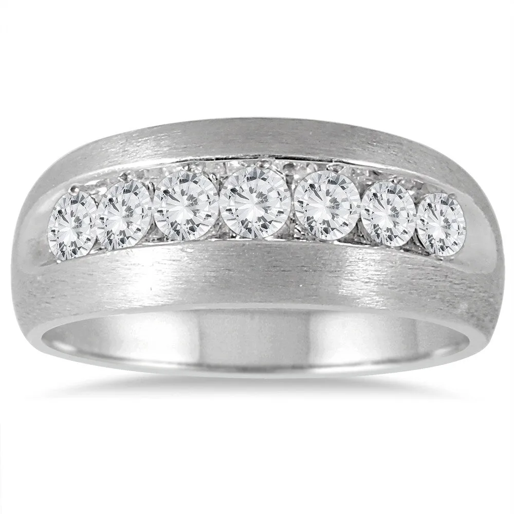 1 Carat TW Diamond Men's Ring in 10K White Gold sold by Zulily product image thumbnail 2