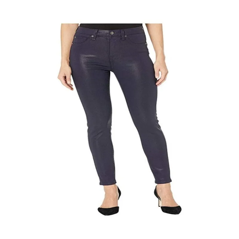 7 for All Mankind Women's High Waist Coated Skinny Jeans Blue sold by Zulily