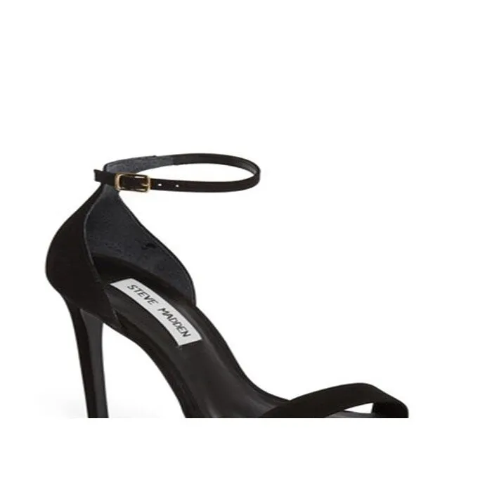 Steve Madden Women's Sandals BLK - Black Starlet Leather Sandal - Women Black Size 10 M sold by Zulily product image thumbnail 2