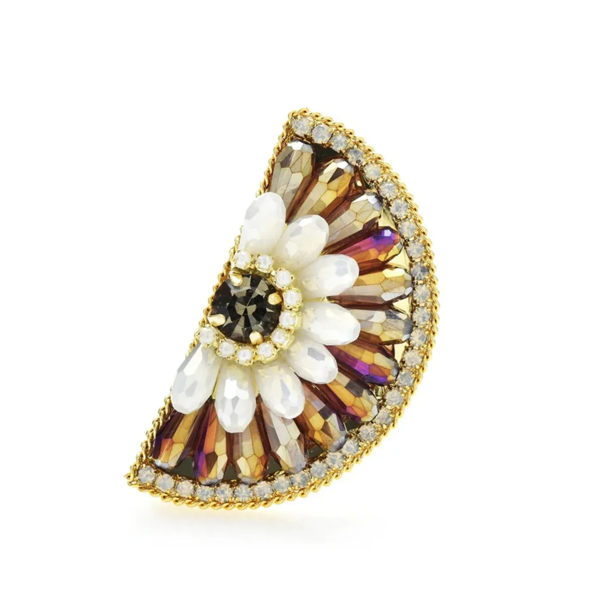 Don't AsK Stunning Fruit Crystal Brooch Pin sold by Zulily