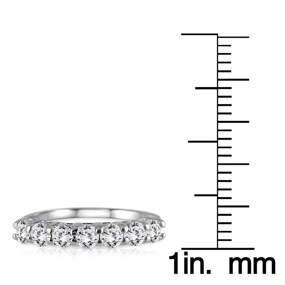Marquee Jewels 14k White Gold 1ct TDW Diamond Band sold by Zulily product image thumbnail 3