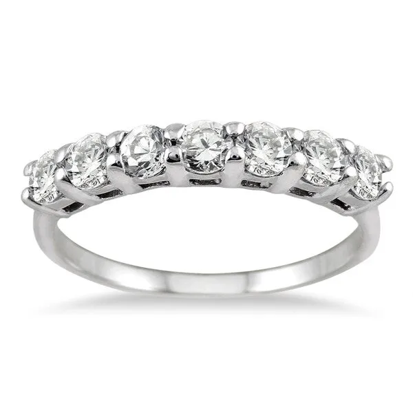Marquee Jewels 14k White Gold 1ct TDW Diamond Band sold by Zulily