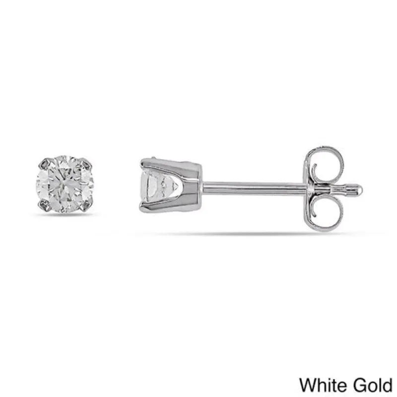 Miadora 14k Gold 1/3ct Round Diamond Stud Earrings sold by Zulily