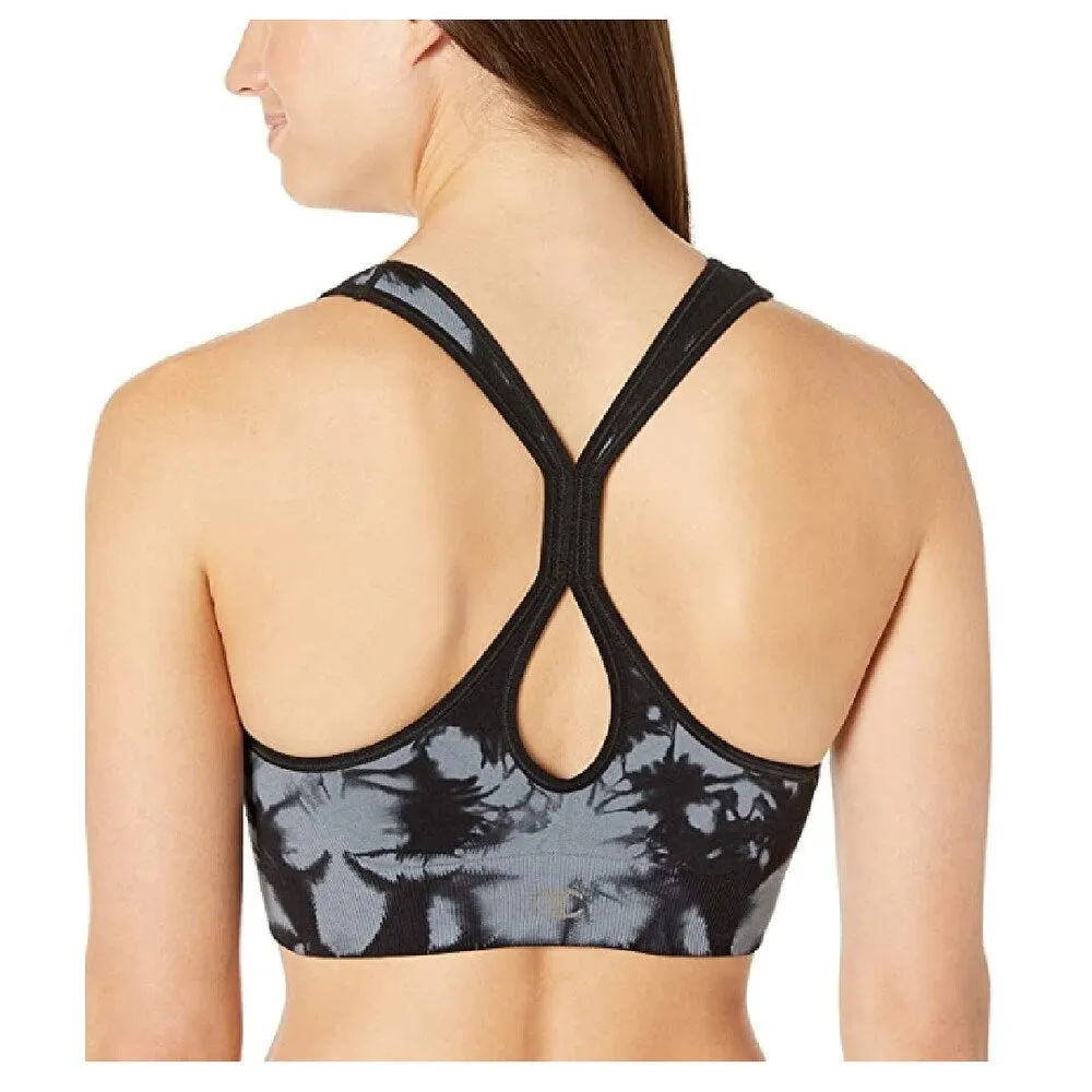 Champion Women's Infinity Tye Dye Sports Bra Bra Charcoal Size Extra Small - XS sold by Zulily product image thumbnail 2