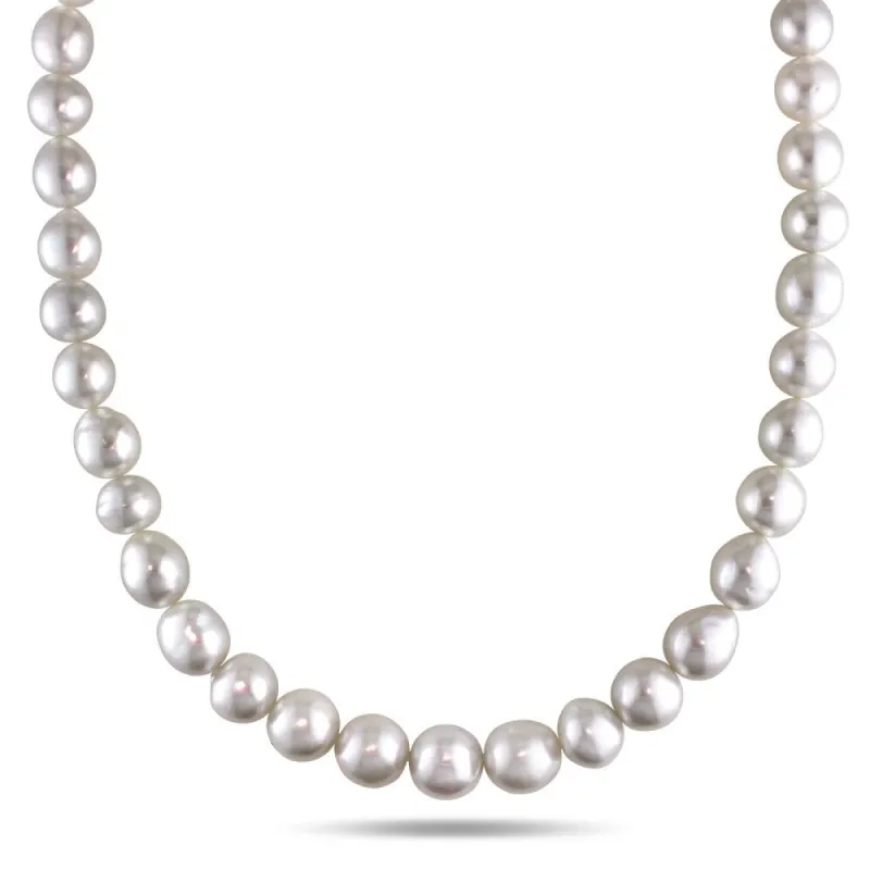 Miadora Signature Collection 14k Yellow Gold South Sea Pearl Necklace (8.5-10 mm) sold by Zulily