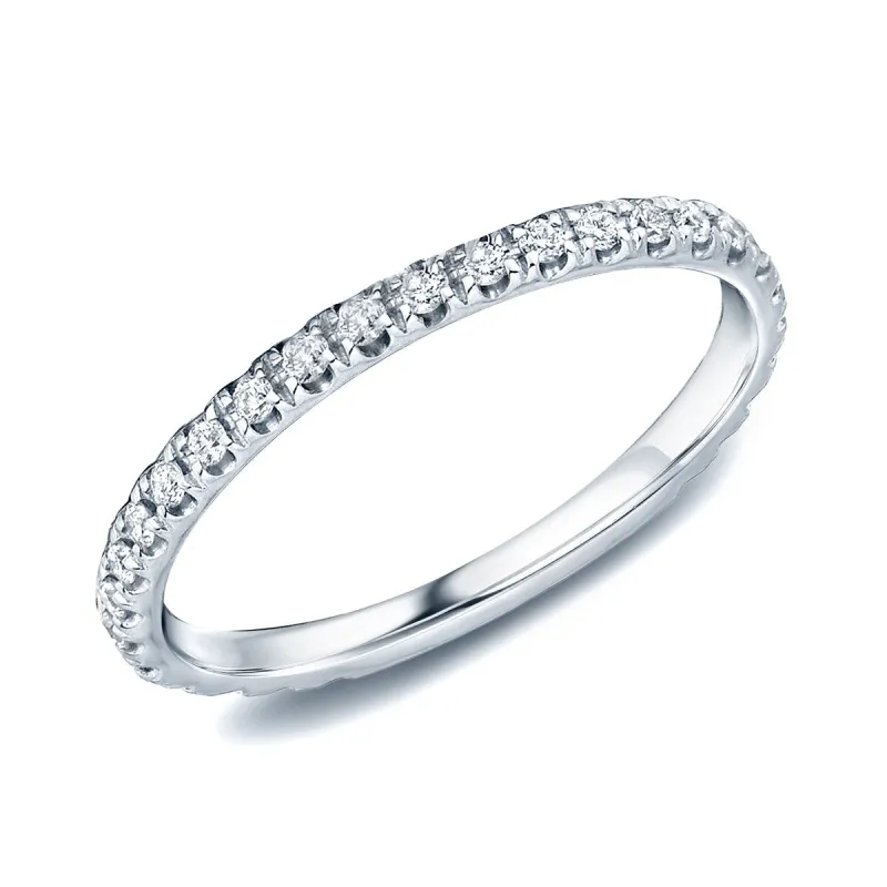 Auriya 1/4ctw Round Diamond Wedding Band 14k Gold sold by Zulily