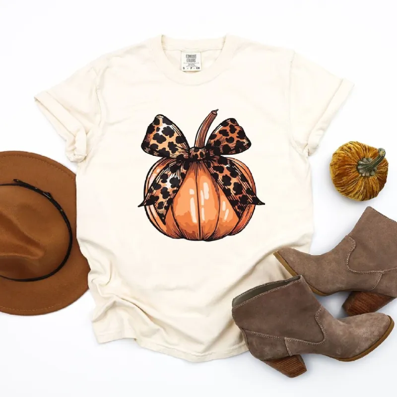 Coquette Fall Pumpkin Garment Dyed Tee sold by Zulily