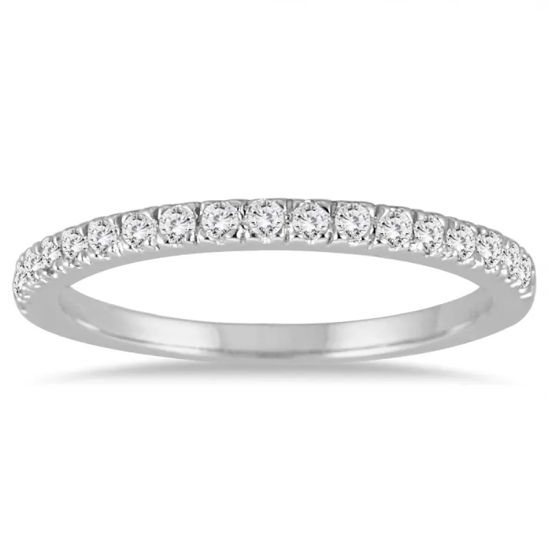 1/3 Carat TW Diamond Wedding Band in 14K White Gold sold by Zulily