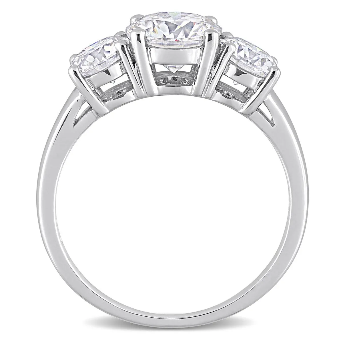 Miadora 2 1/4ct DEW Moissanite 3-Stone Engagement Ring in Sterling Silver sold by Zulily product image thumbnail 5